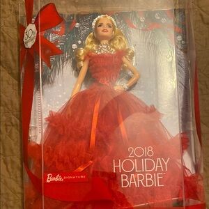 Barbie Holiday Red Decor Doll